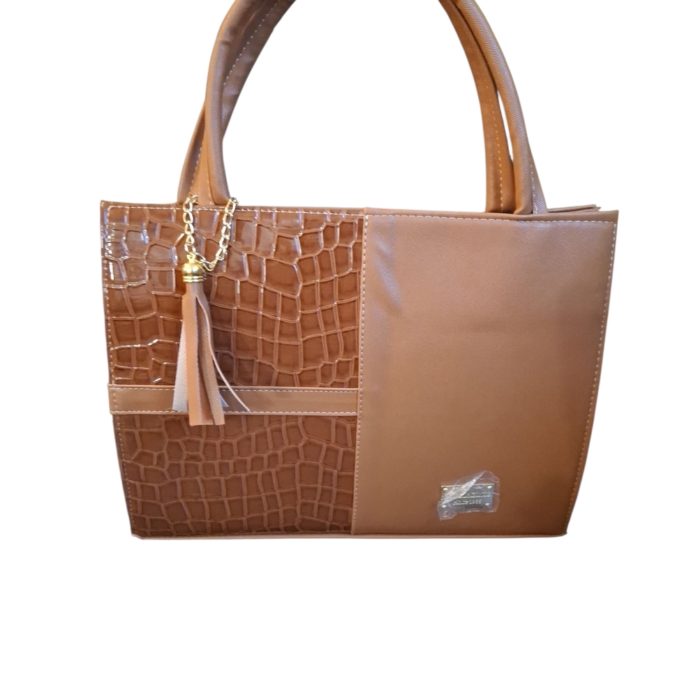 Elegant Tan Tote Bag